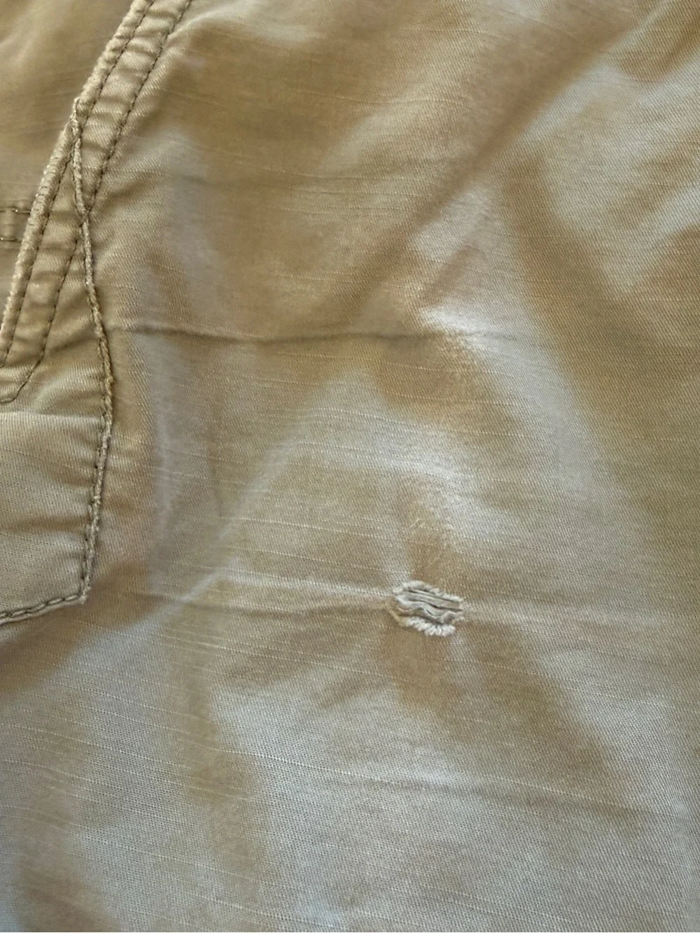 Men's Cargo Shorts in Light Olive Green - Casual Summer Shorts
